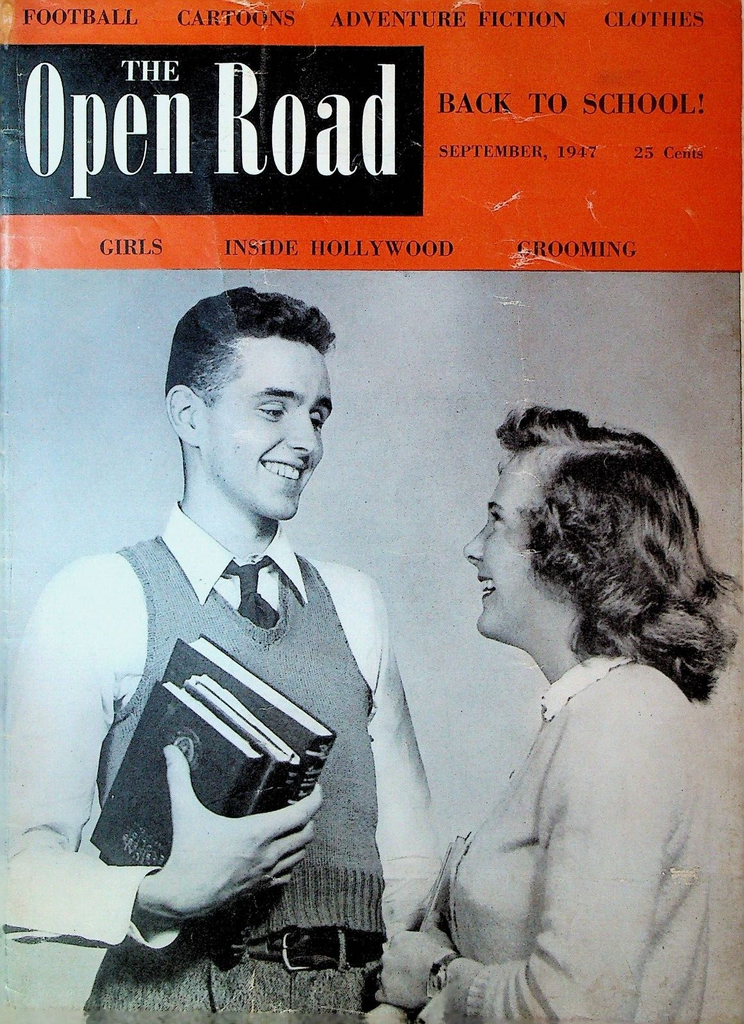 Open Road Magazine September 1947 Van Johnson John Gartner Jack Hankins