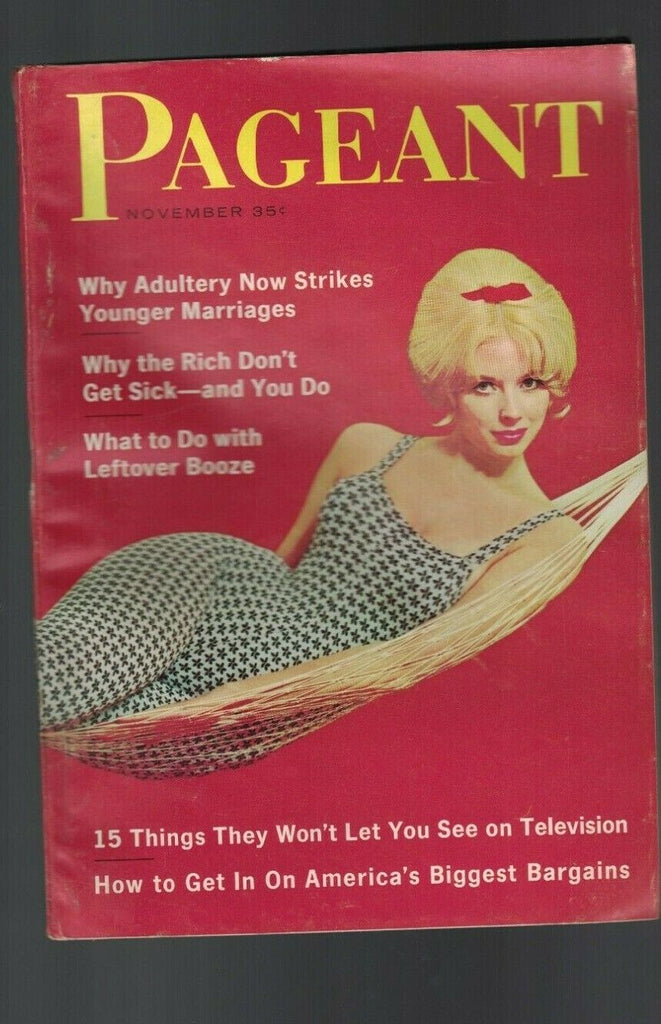 Pageant Magazine November 1962 Barry Miles Richard Kiley Angie Dickinson