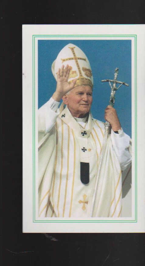 Pope John Paul II Prayer Holy Remembrance Card 2005