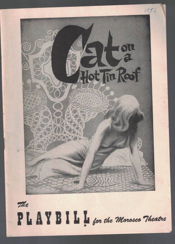 Cat on a Hot Tin Roof Playbill January 30 1956 Burl Ives Barbara Bel Geddes