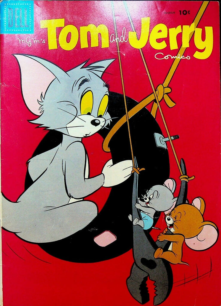 Tom and Jerry 164 Dell Comics 1958 Tire Swing