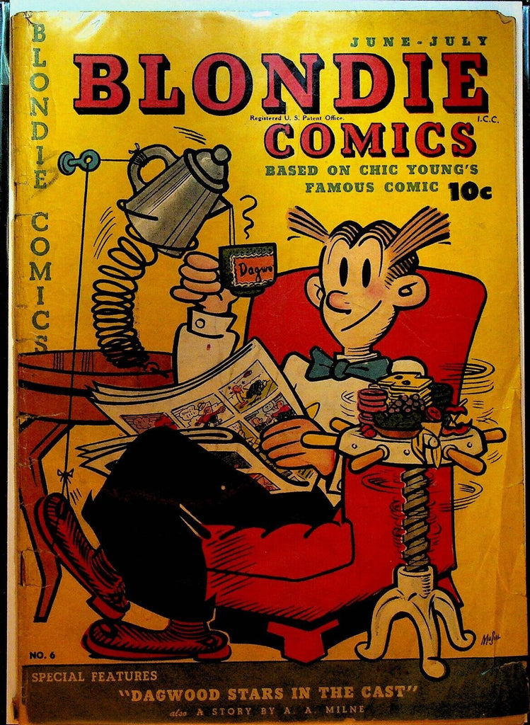 Blondie Comics 6 David McKay 1948 Dagwood Coffee Sandwich
