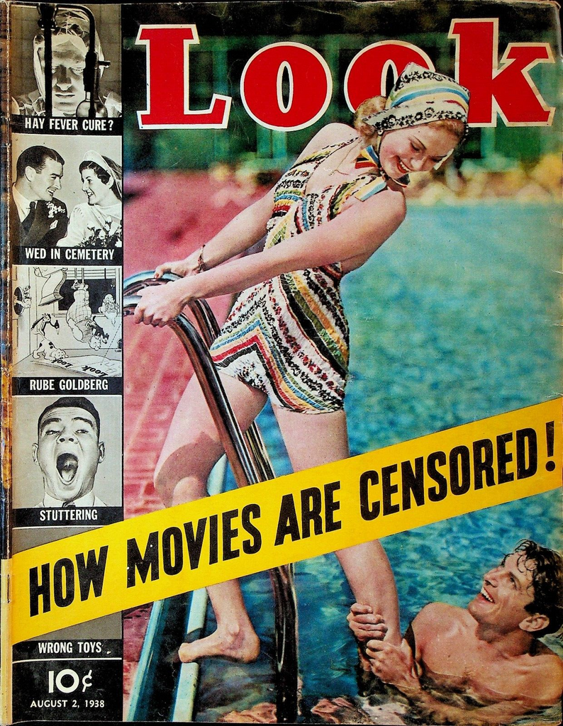 Look Magazine August 2 1938 Rube Goldberg Blind Baseball Dionne Quints