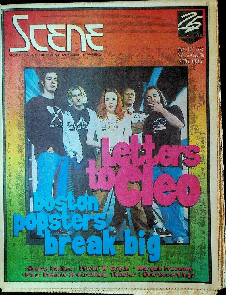 Cleveland Scene Magazine September 21 1995 Letters to Cleo Henry Rollins