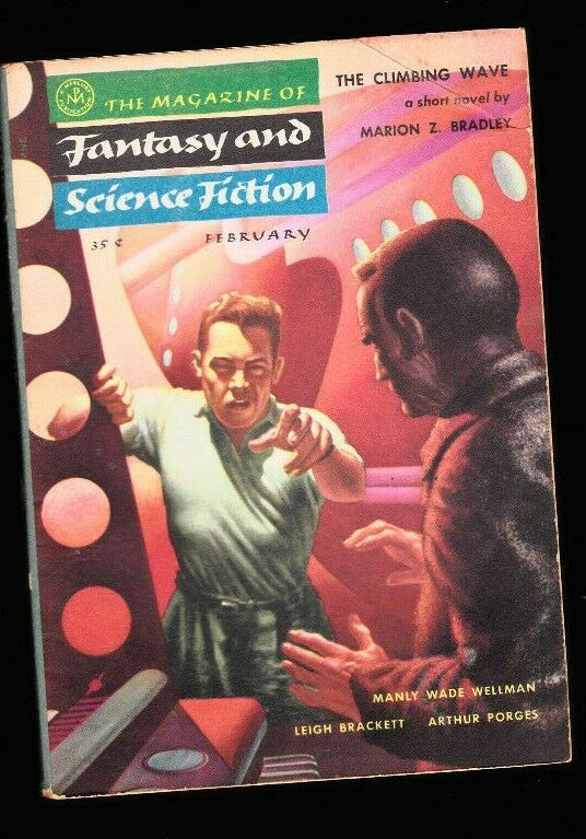 Magazine of Fantasy & Science Fiction February 1955 Frederic Brown Arthur Porges