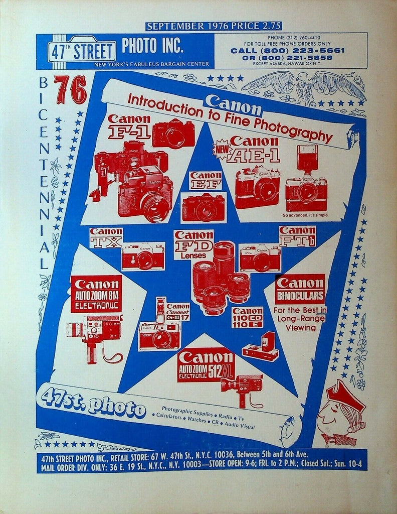 47th Street Photo Catalog September 1976 Cameras Lenses CB Radios Binoculars