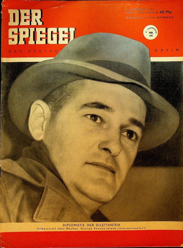Der Spiegel December 5 1951 Teddy Roosevelt George Kennan