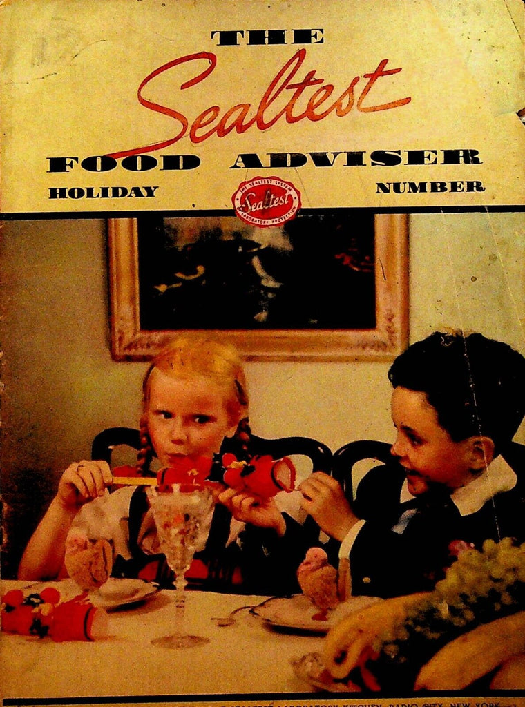 Sealtest Food Adviser Holiday 1938 Dairy Products Recipes Booklet