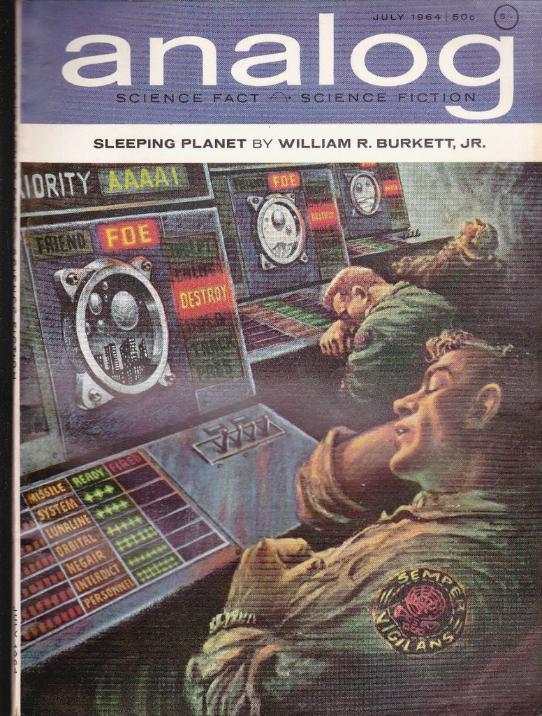 Analog Magazine Poul Anderson RAJ Phillips Raymond E Banks July 1964