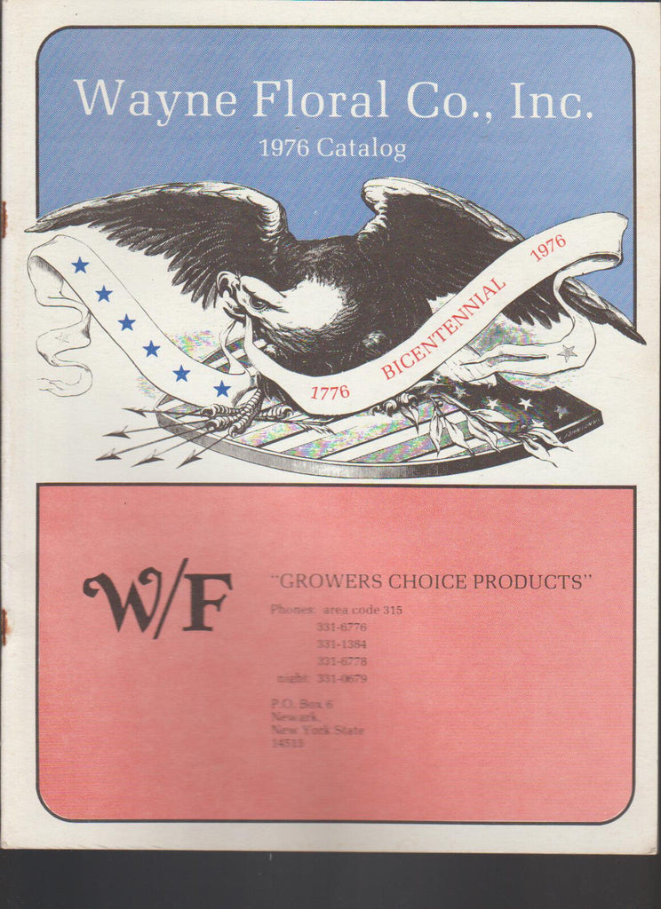 Wayne Floral Co Inc 1976 Catalog Growers Choice Products
