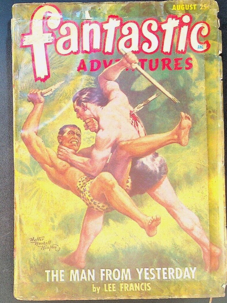 Fantastic Adventures Pulp August 1948 Lee Francis Richard Casey Enoch Sharp