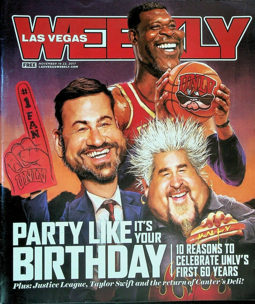 Las Vegas Weekly Magazine November 16 2017 Guy Fieri Jimmy Kimmel Taylor Swift
