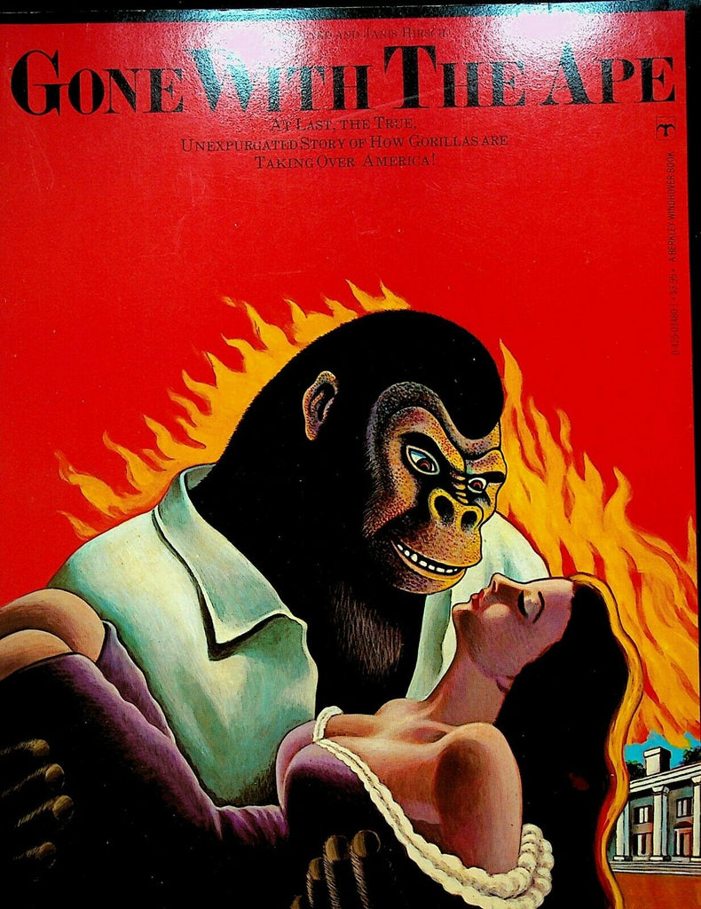 Gone With the Ape SC Book Gorillas Taking Over America 1977 Dale Anglund