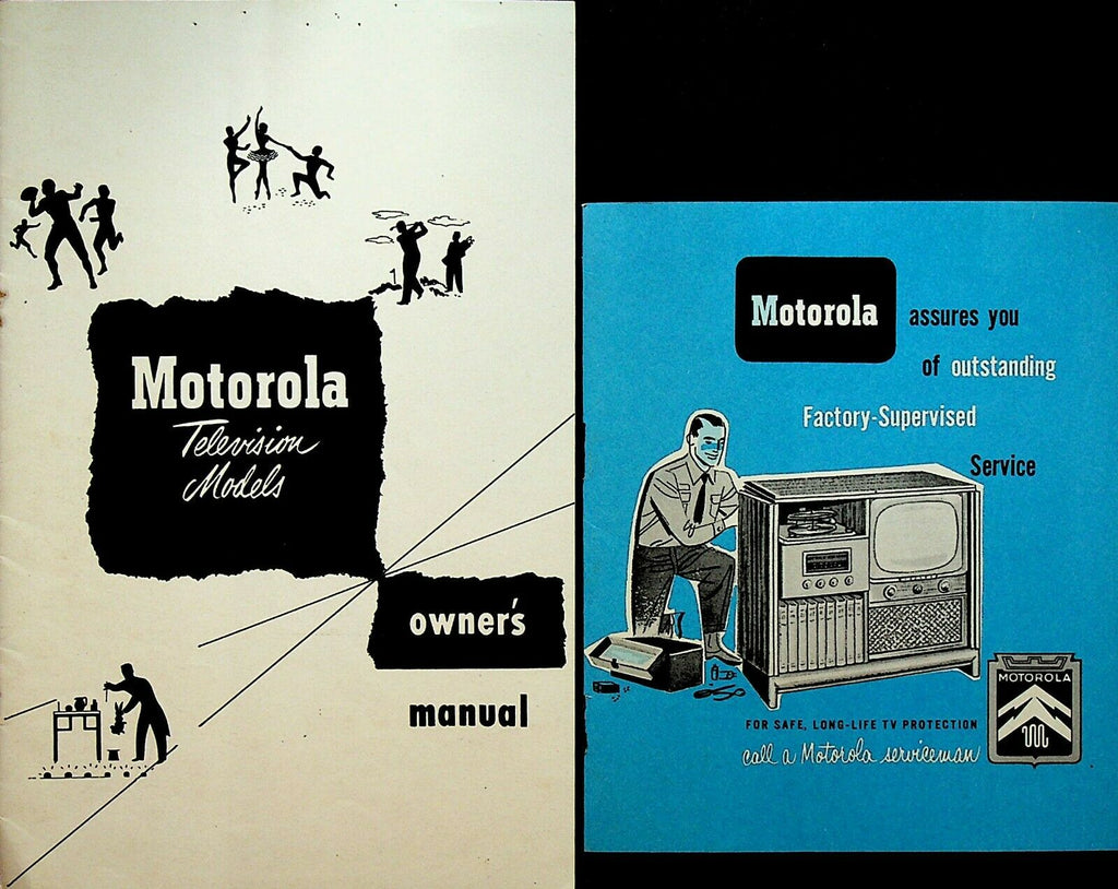 Motorola Television Models Owner's Manual & Factory Supervised Service Booklet