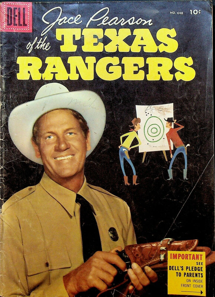Jace Pearson of the Texas Rangers Four Color 648 1955 Dell Comics