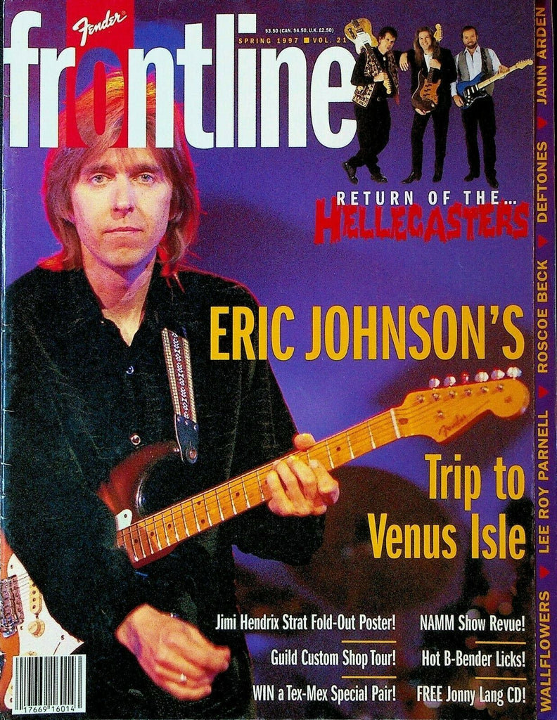 Fender Guitar Frontline Magazine #21 Spring 1997 Eric Johnson Jimi Hendrix