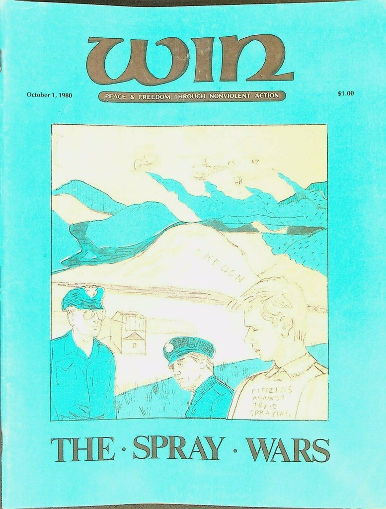 Win Magazine October 1 1980 Indira Gandhi Freedom Flotillas Toxic Spraying