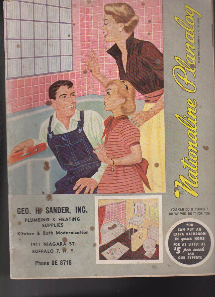 Nationaline Planalog Heating & Plumbing 1950s  Catalog