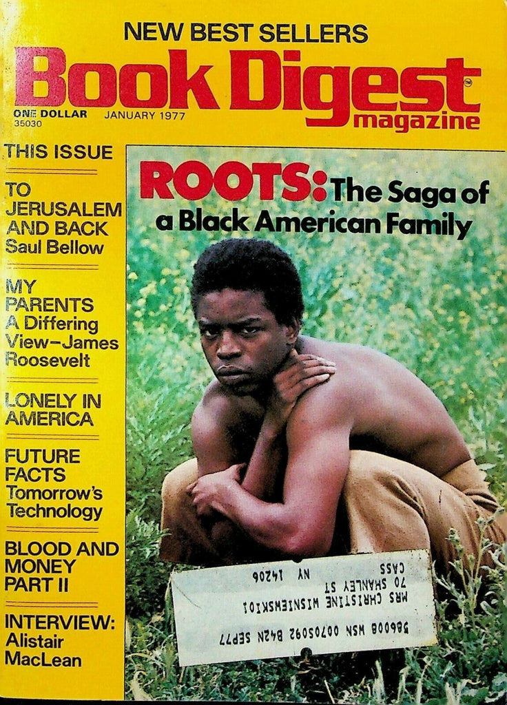Book Digest Magazine January 1977 Roots Alistair MacLean Norman Rockwell
