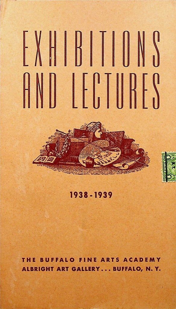 Buffalo Fine Arts Academy Exhibitions & Lectures 1938 Albright Art Gallery