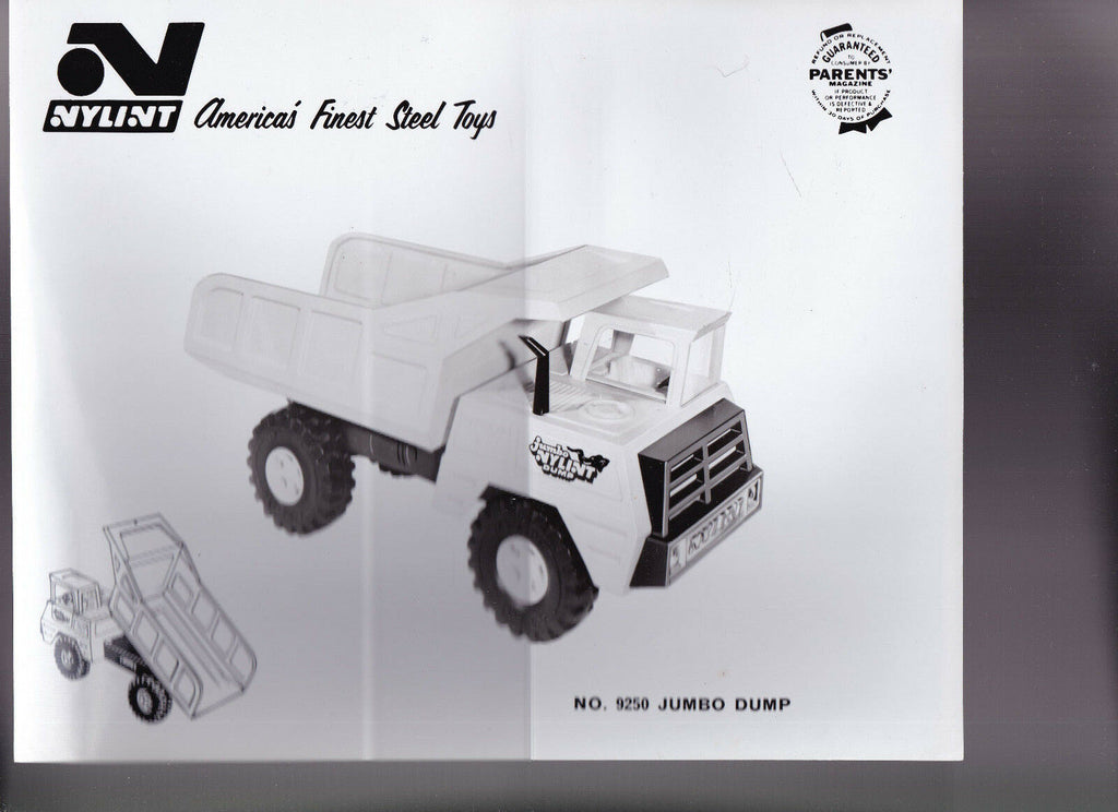 Jumbo Dump Truck Nylint  8x10 Glossy Photo #9250