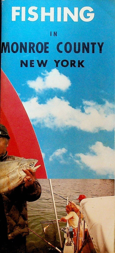 Fishing in Monroe County NY Brochure 1979 Rochester Area