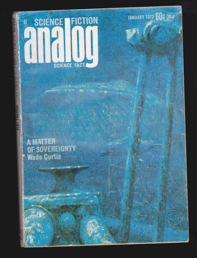 Analog Magazine January 1972 Wade Curtis Isaac Asimov Christopher Anvil