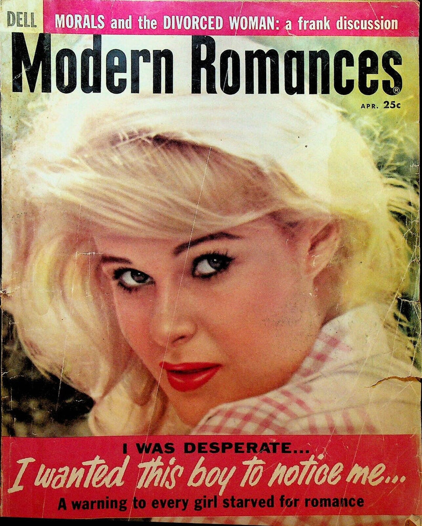 Modern Romances April 1960 Morals & Divorced Woman