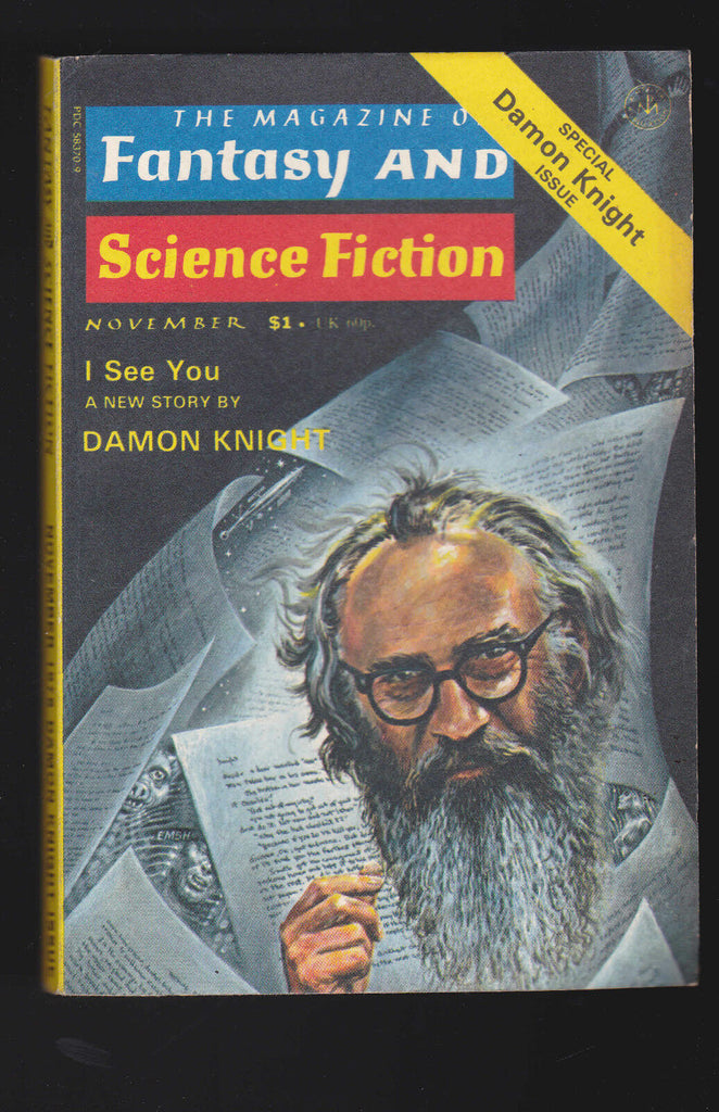 The Magazine of Fantasy & Science Fiction November 1976 Damon Knight Issue