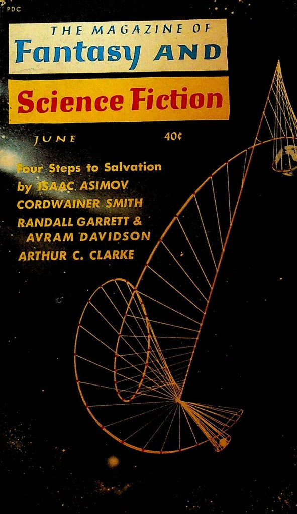 The Magazine of Fantasy & Science Fiction June 1961 Arthur C Clarke Mel Hunter