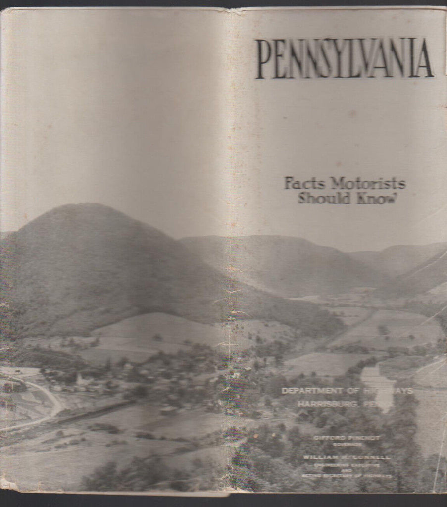 Pennsylvania Facts Motorists Should Know Booklet 1926 Autos Cars