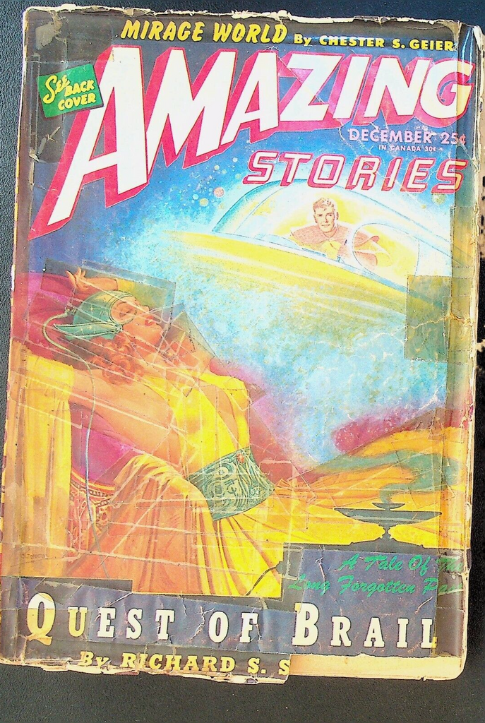 Amazing Stories Pulp December 1945 Richard S Shaver Alexander Blade