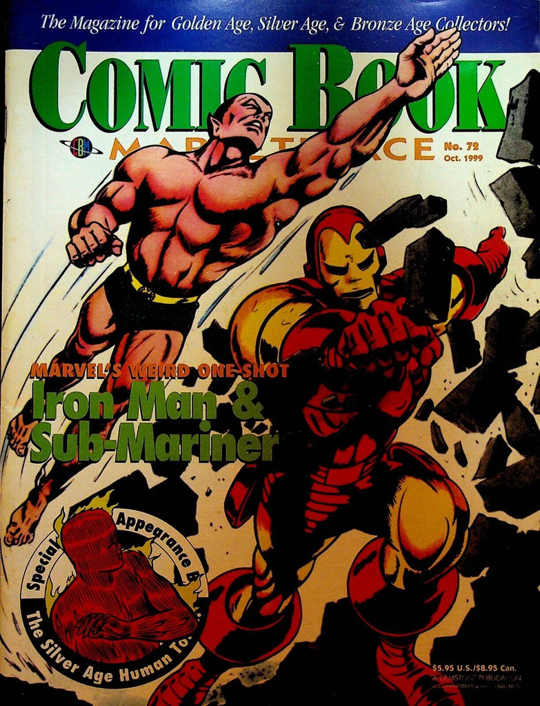 Comic Book Marketplace 72 October 1999 Iron-Man Submariner Human Torch
