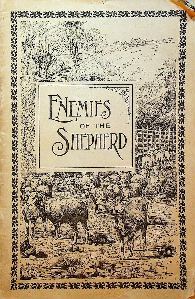 Enemies of the Shepherd Booklet FS Burch 1900s Sheep