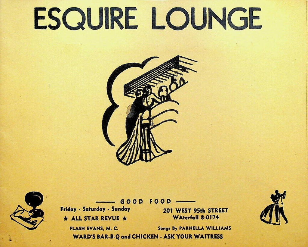 Esquire Lounge Souvenir Photo Folder Chicago 1960s African American Club