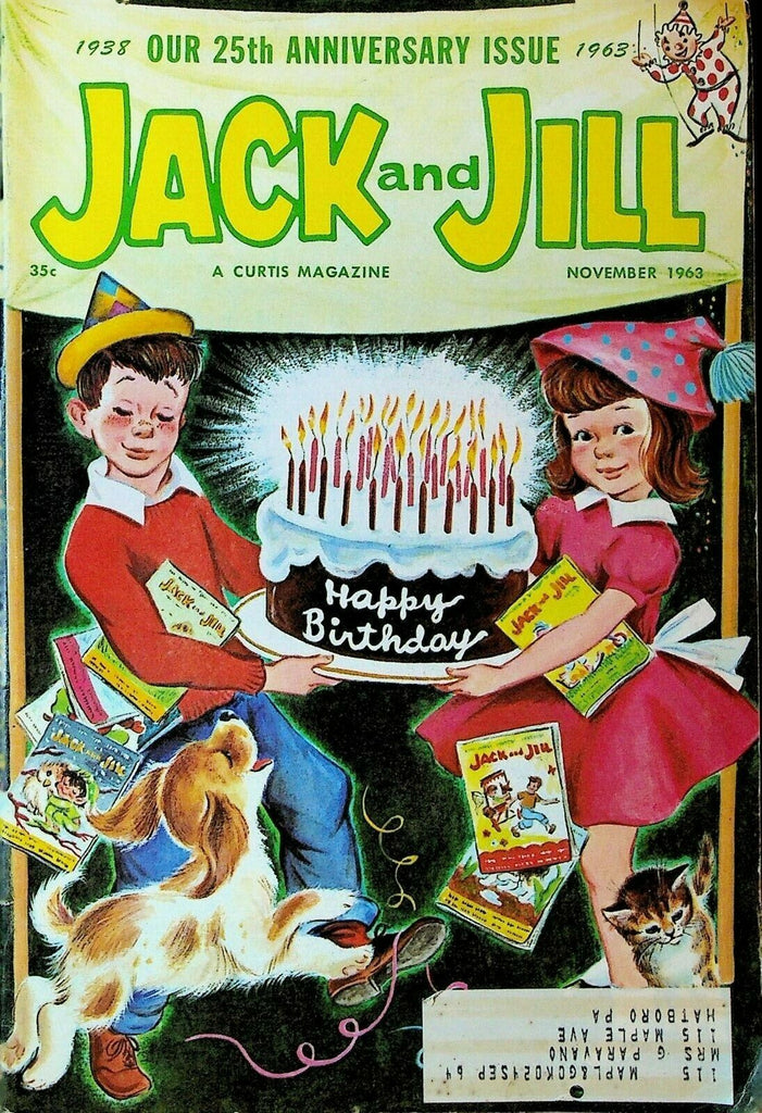 Jack & Jill Magazine November 1963 Matthew Culligan L Gordon Cooper