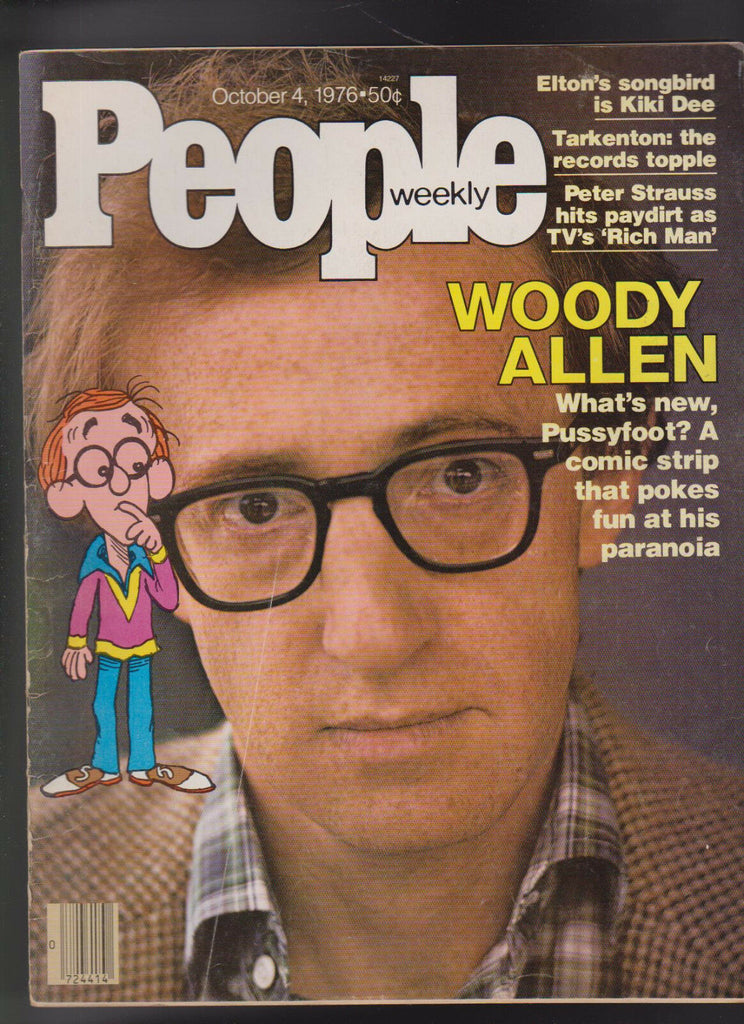 People Magazine Woody Allen Kiki Dee Peter Strauss  October 4 1976 Free S/H