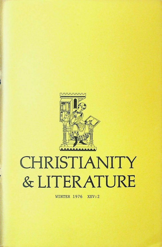 Christianity & Literature Winter 1976 CS Lewis Anne Bradstreet John Updike