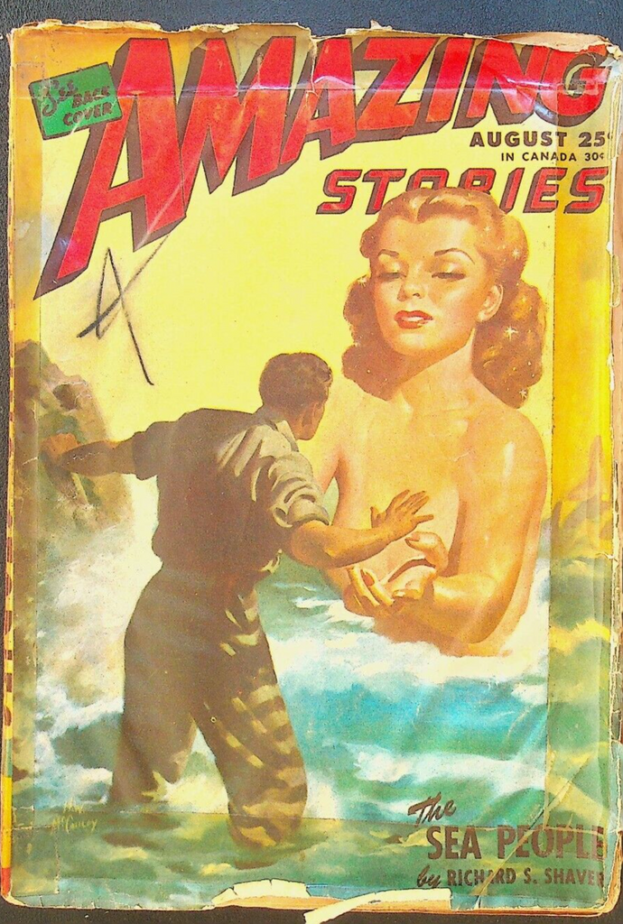 Amazing Stories Pulp August 1946 Richard S Shaver Berkeley Livingston