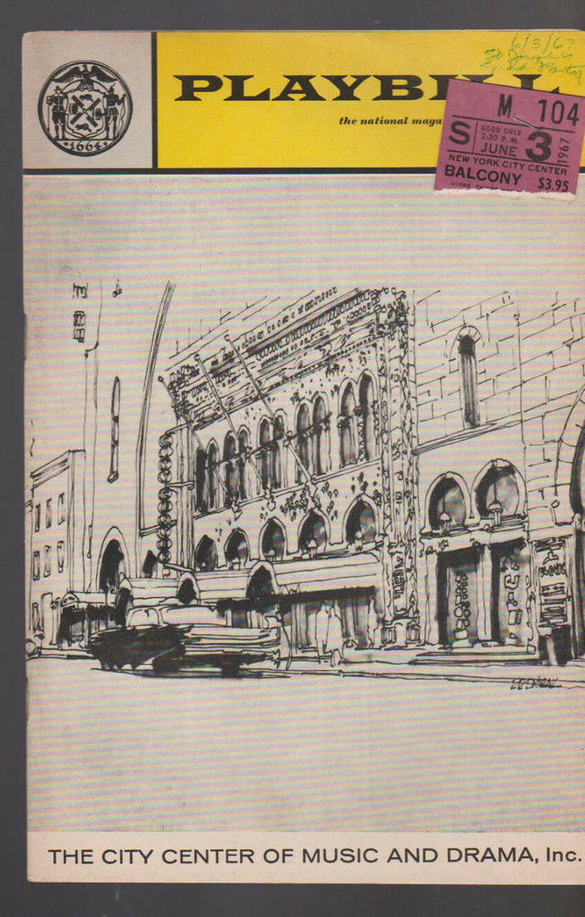 Wonderful Town Playbill May 1967 Elaine Stritch Linda Bennett