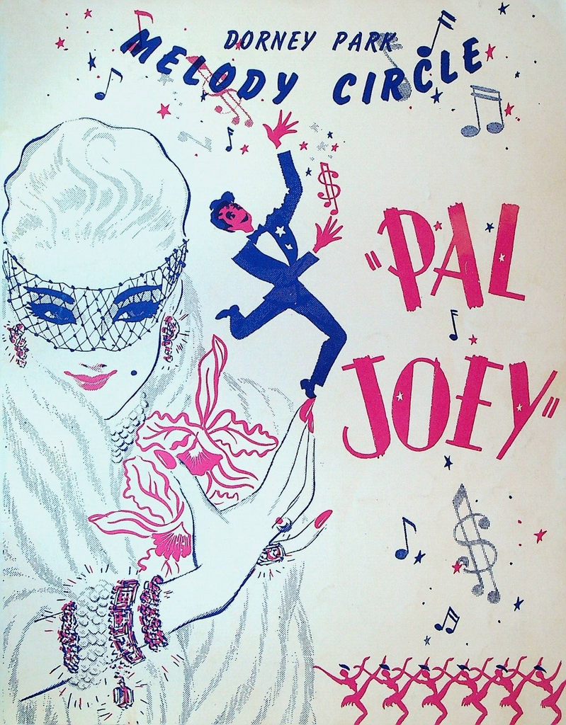 Pal Joey Souvenir Program Dorney Park Melody Circle 1954 Ruth Webb Samuel White