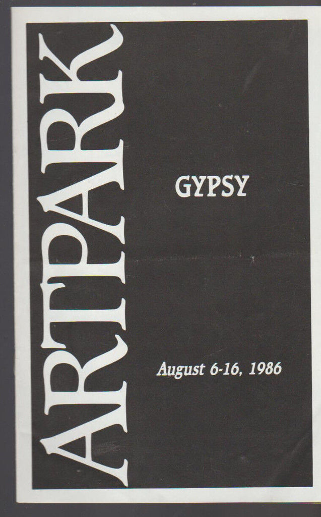 Gypsy Program Artpark August 1986 Mary Jay Marueen Brennan Bobby Clark