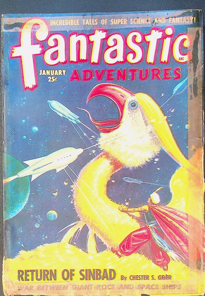 Fantastic Adventures Pulp January 1949 Rog Phillips Chester S Geier