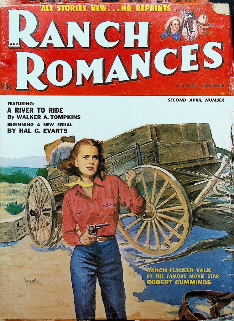 Ranch Romances Pulp 2nd April 1953 Rita Moreno Rhonda Fleming Walker Tompkins