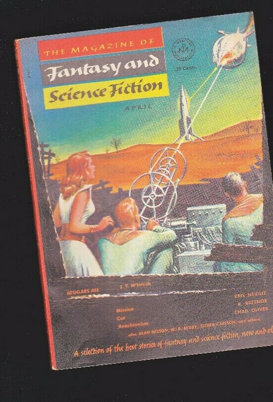 The Magazine of Fantasy & Science Fiction April 1953 AB Chandler Kris Neville