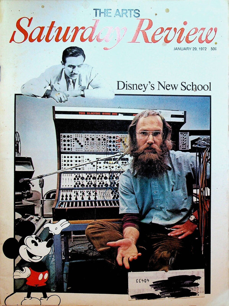 Saturday Review Magazine January 29 1972 Walt Disney Animation Merce Cunningham