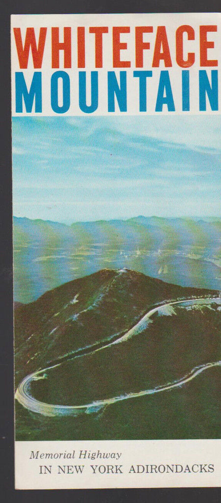 Whiteface Mountain Memorial Highway New York Adirondacks Brochure Wilmington
