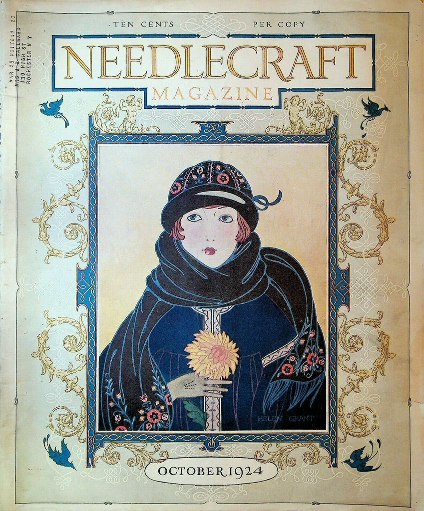 Needlecraft October 1924 Cream of Wheat Ad Laying the Cornerstone