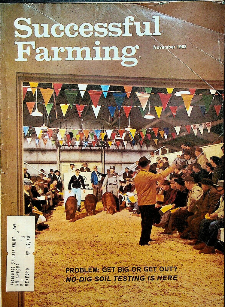 Successful Farming Magazine November 1968 Boar Sale Clarkson Nebraska