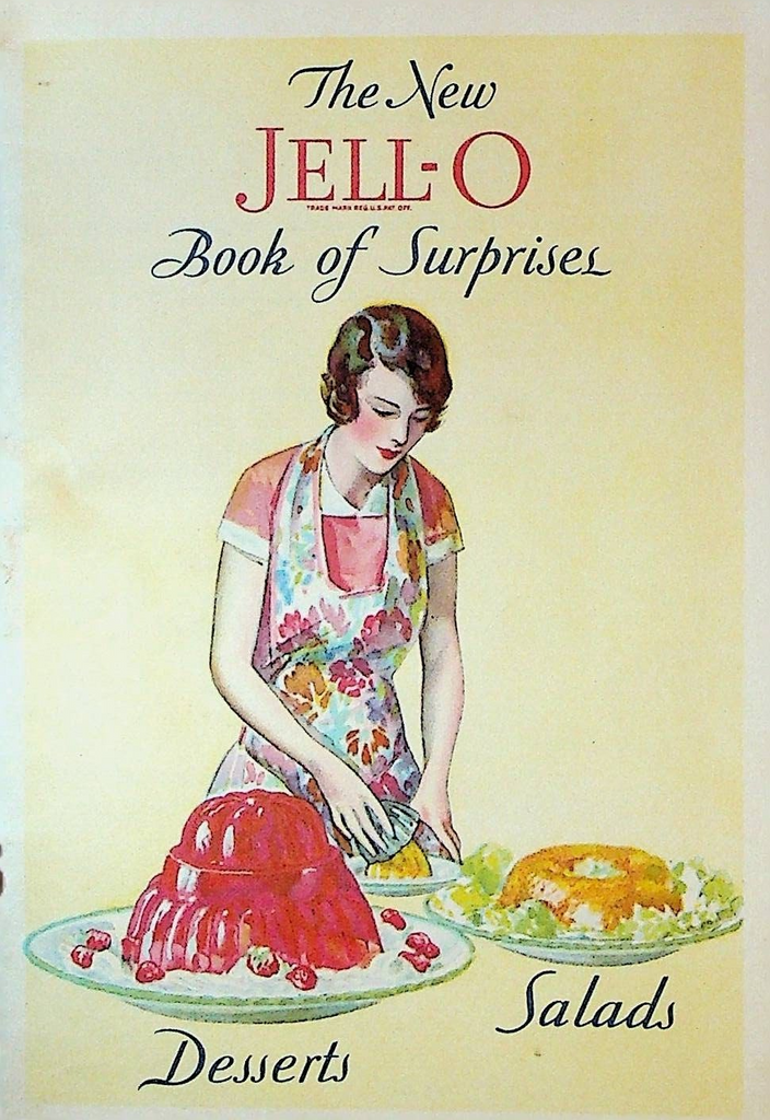 New Jell-O Book of Surprises Recipe Booklet Cookbook 1930 Desserts Salads